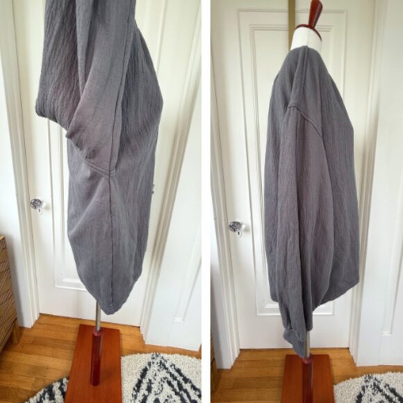 AERIE Easy Street Sweatshirt in Shell Grey Size S - Picture 6 of 12